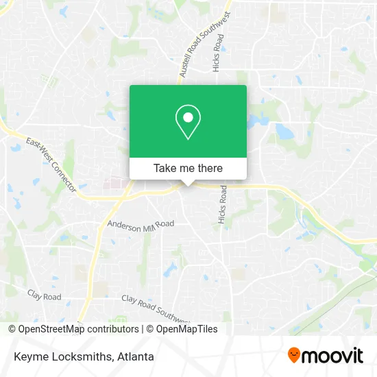 Keyme Locksmiths map