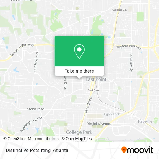 Distinctive Petsitting map