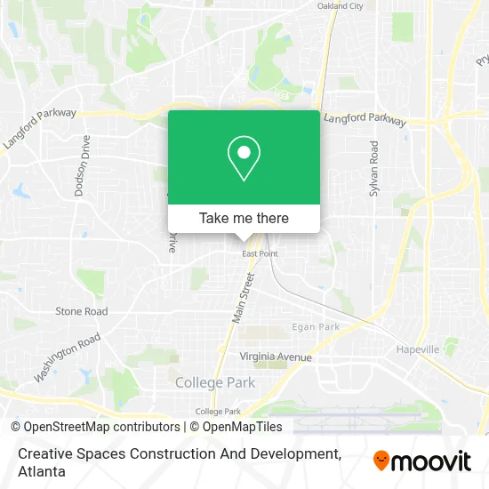 Creative Spaces Construction And Development map