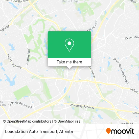 Loadstation Auto Transport map