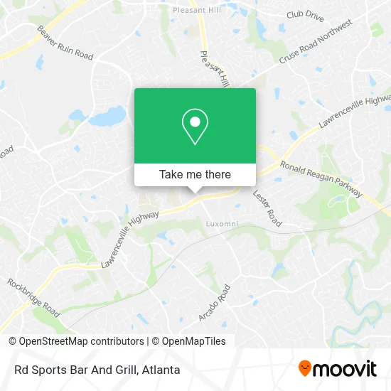 Rd Sports Bar And Grill map