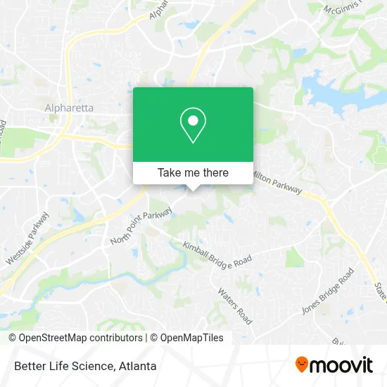 Better Life Science map