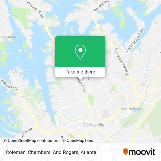 Coleman, Chambers, And Rogers map