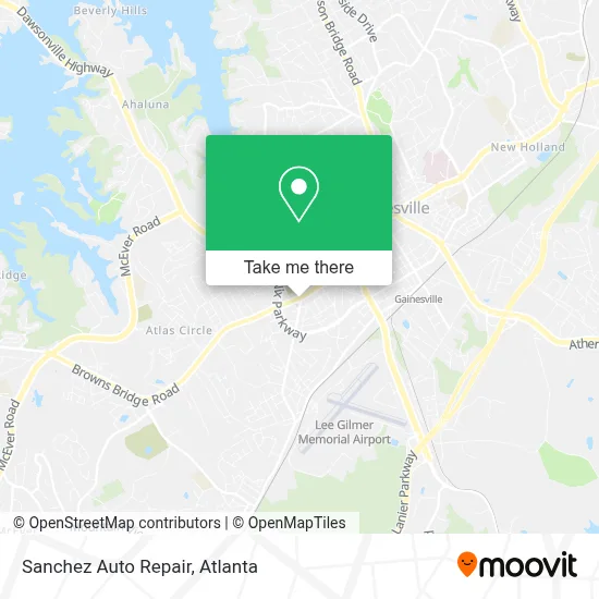 Sanchez Auto Repair map