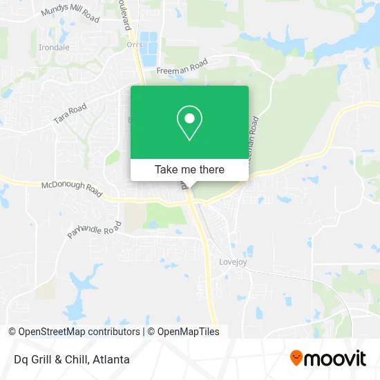 Dq Grill & Chill map