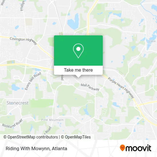 Riding With Mowynn map