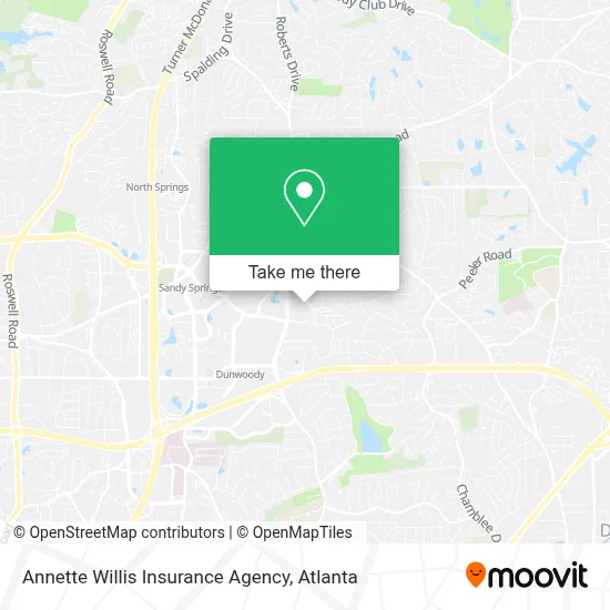 Annette Willis Insurance Agency map