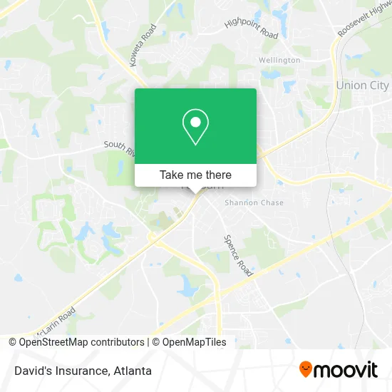 David's Insurance map