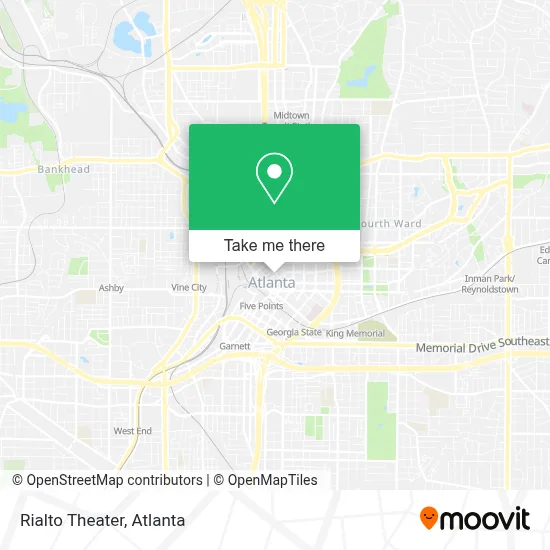 Rialto Theater map