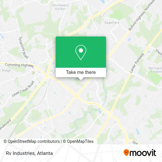 Rv Industries map