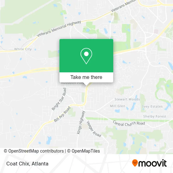 Coat Chix map