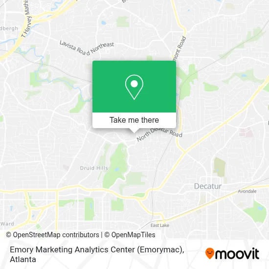 Emory Marketing Analytics Center (Emorymac) map