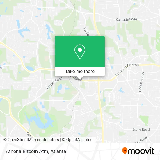 Athena Bitcoin Atm map