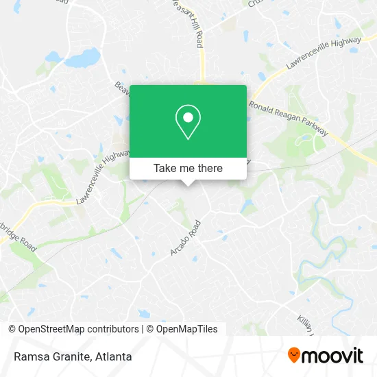 Ramsa Granite map