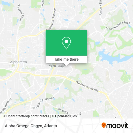 Alpha Omega Obgyn map