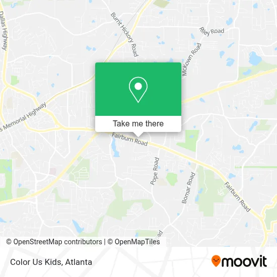Color Us Kids map