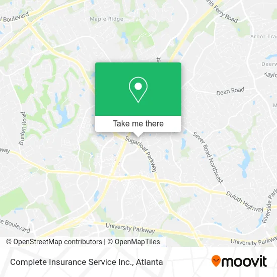 Complete Insurance Service Inc. map
