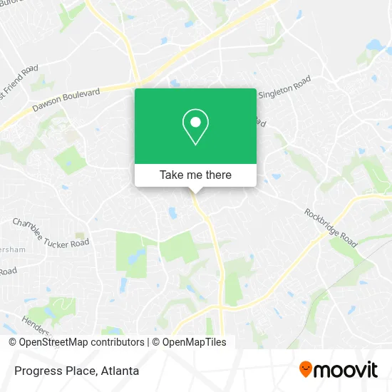 Progress Place map