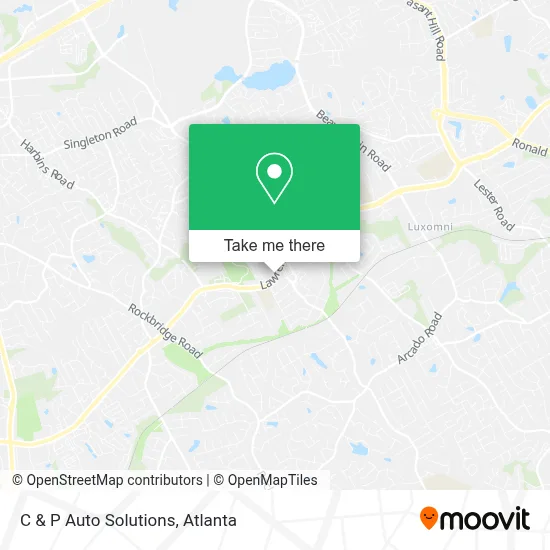 C & P Auto Solutions map