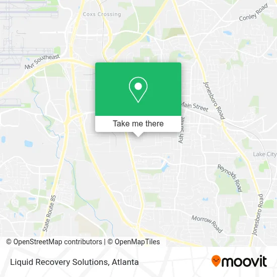 Liquid Recovery Solutions map
