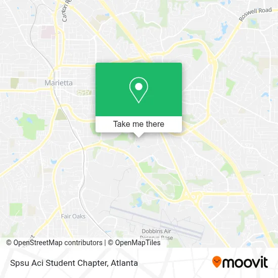 Spsu Aci Student Chapter map