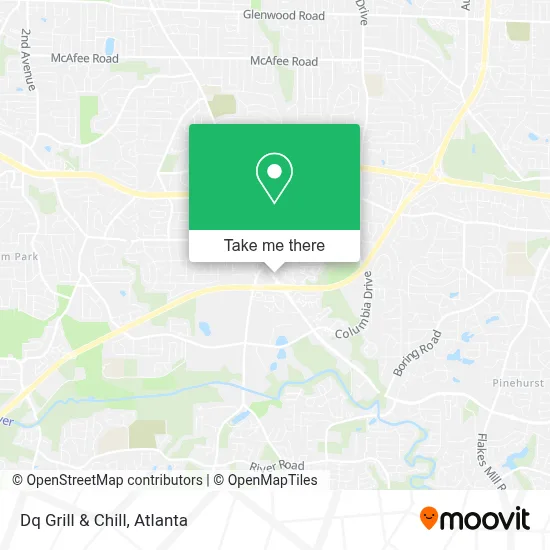 Dq Grill & Chill map