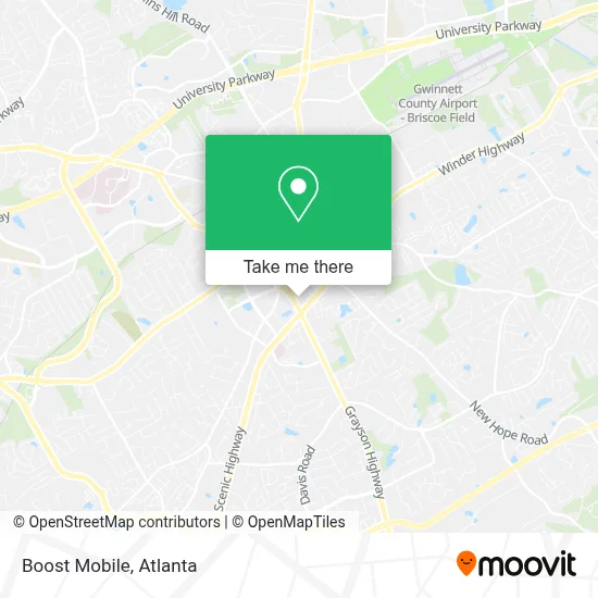 Boost Mobile map