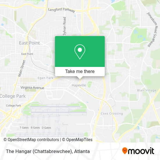 The Hangar (Chattabrewchee) map