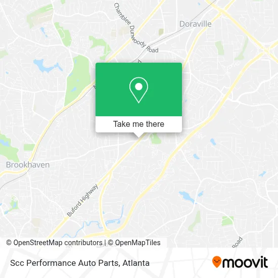Scc Performance Auto Parts map