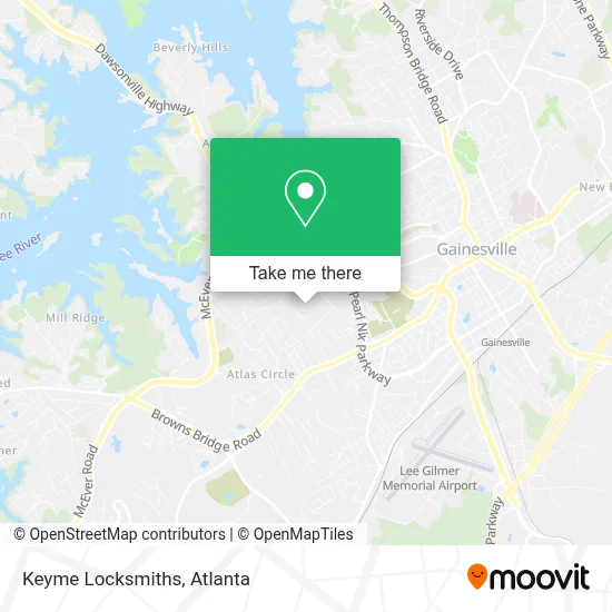 Keyme Locksmiths map