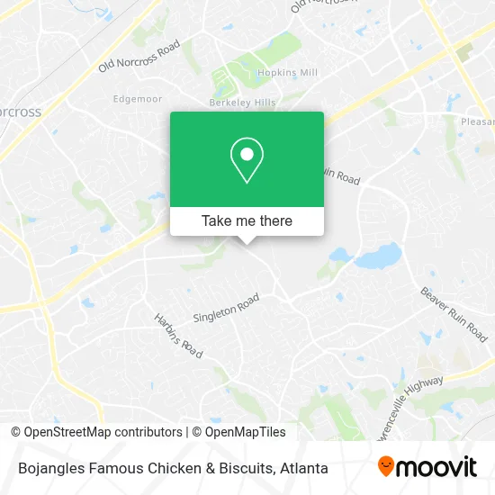 Bojangles Famous Chicken & Biscuits map