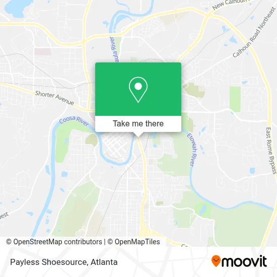 Payless Shoesource map