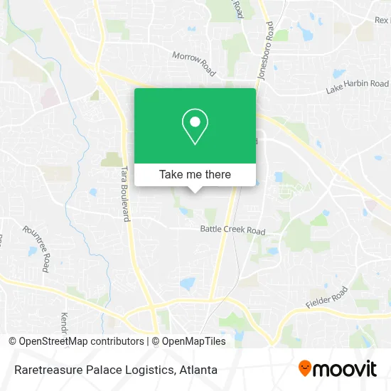 Raretreasure Palace Logistics map