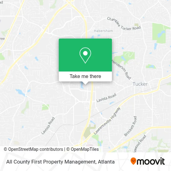 All County First Property Management map