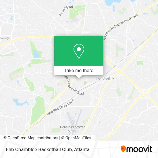 Ehb Chamblee Basketball Club map