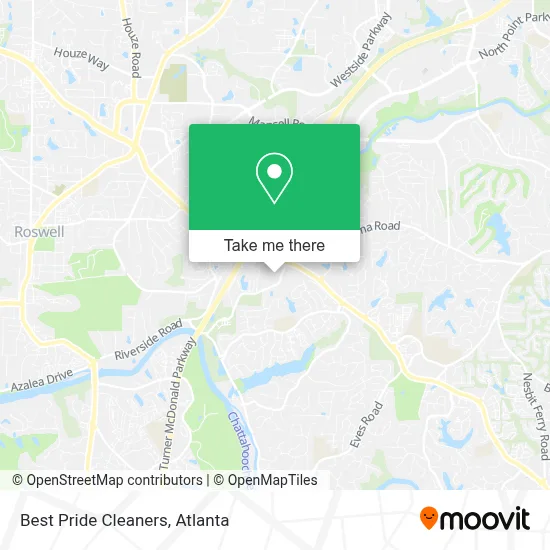 Best Pride Cleaners map
