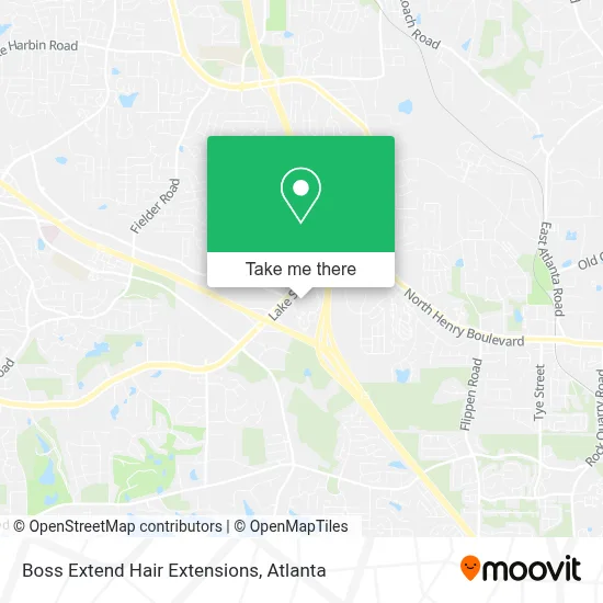 Boss Extend Hair Extensions map