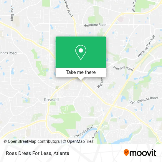 Ross Dress For Less map