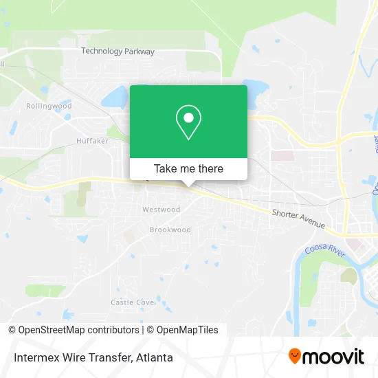 Intermex Wire Transfer map