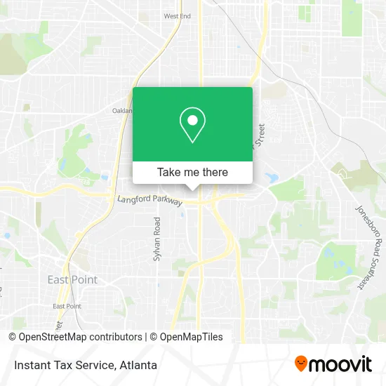 Instant Tax Service map