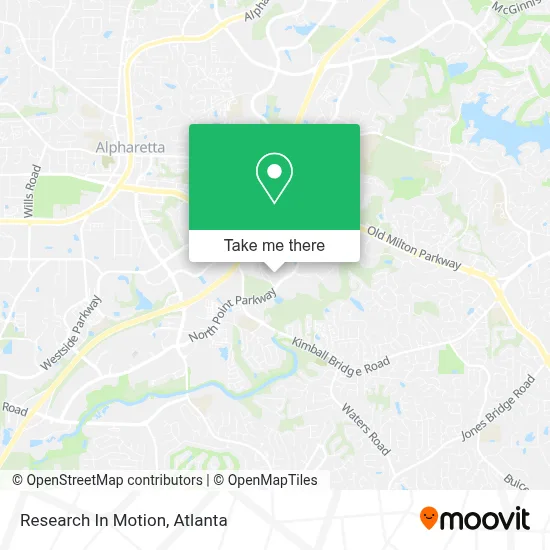 Research In Motion map