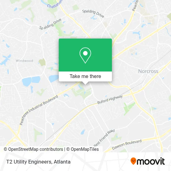 T2 Utility Engineers map