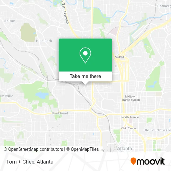 Tom + Chee map
