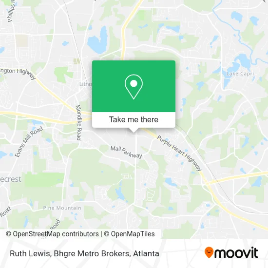 Ruth Lewis, Bhgre Metro Brokers map