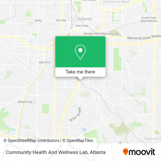 Community Health And Wellness Lab map