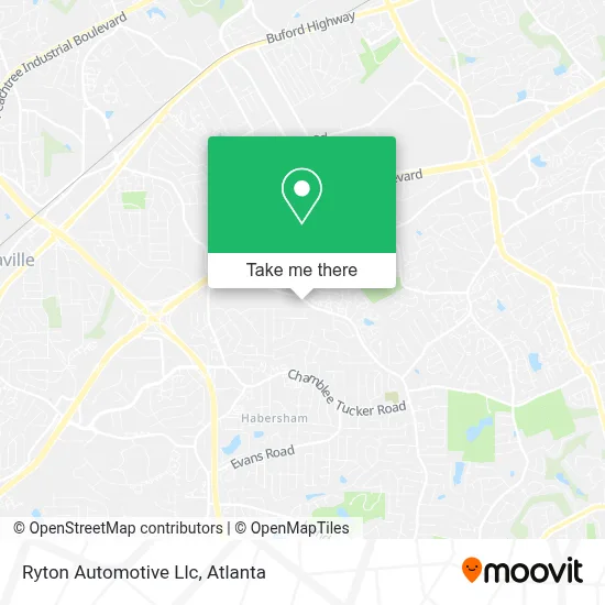 Ryton Automotive Llc map