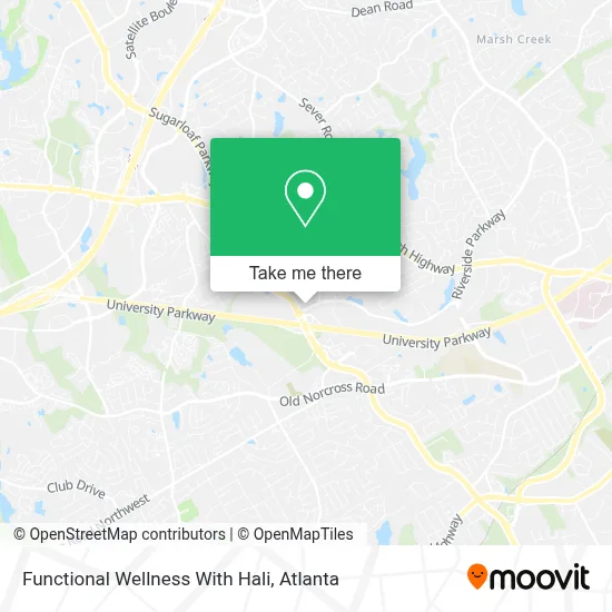 Functional Wellness With Hali map