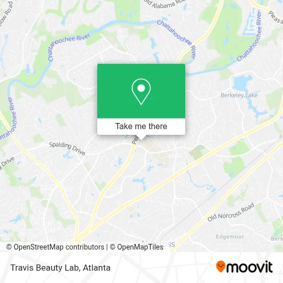 Travis Beauty Lab map