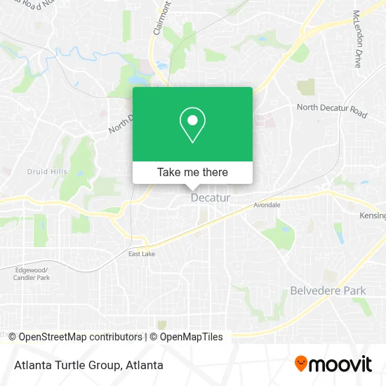 Atlanta Turtle Group map