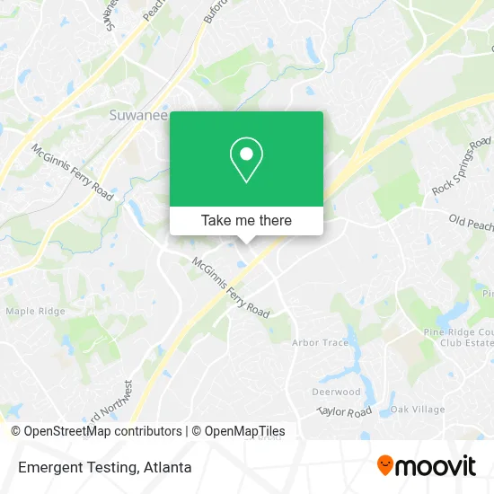 Emergent Testing map